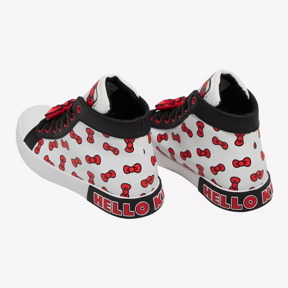 HELLO KITTY x SANRIO Bow Hi-Top Sneakers - Picture 3 of 8